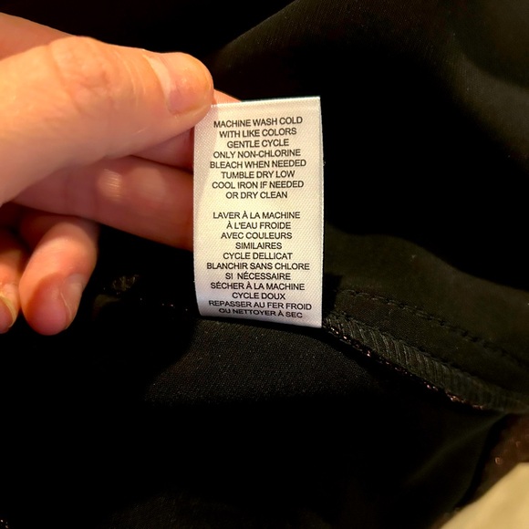 Tahari Bronze Shine One-Button Blazer - Picture 9 of 13